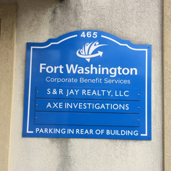 Directory Sign - Fort Washington
