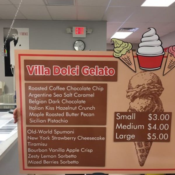 Menu sign Kansas City