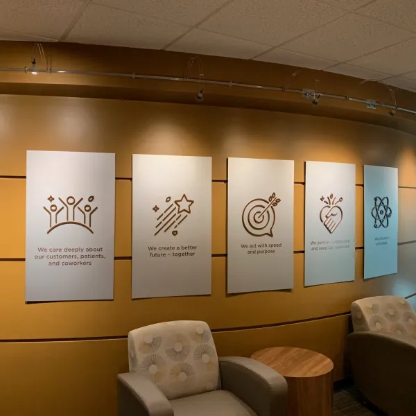 Cigna Indoor Metal Wall signs