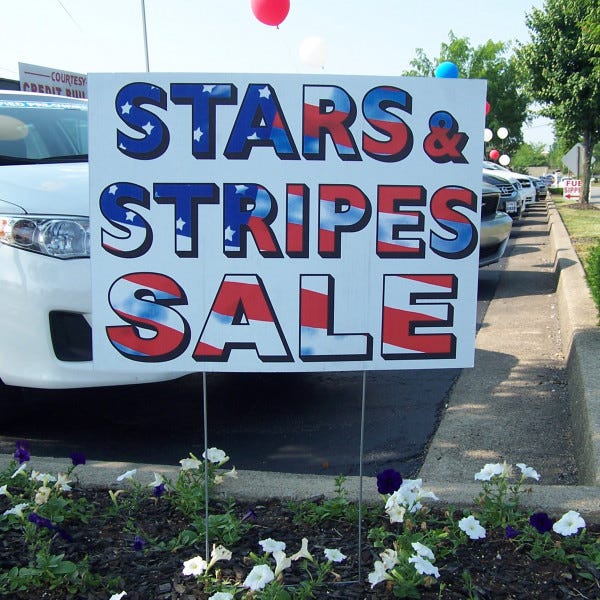Stars & Stripes Sale