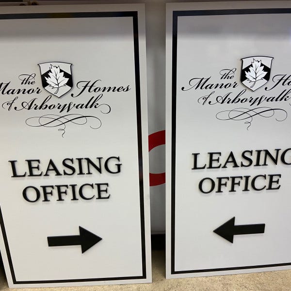 Bh Mgmt Sign 2 Arrow Signs Near Me Signarama Liberty Kansas City Signs