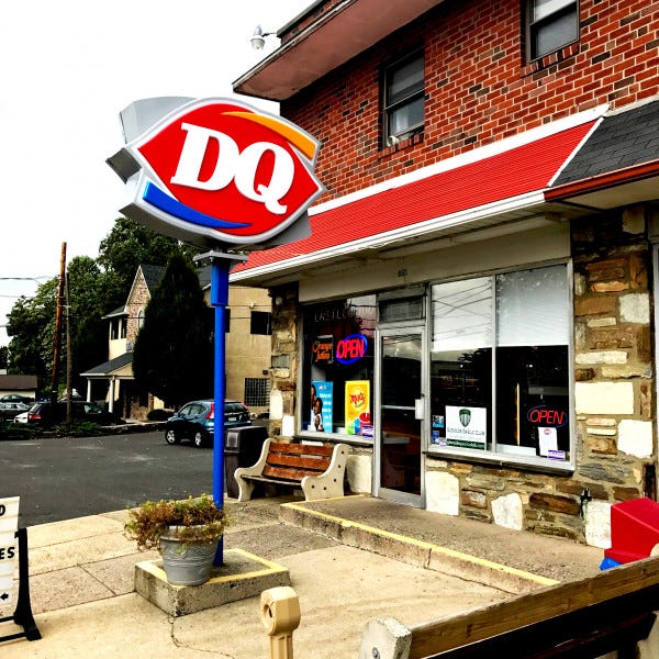 Pylon Sign - Dairy Queen