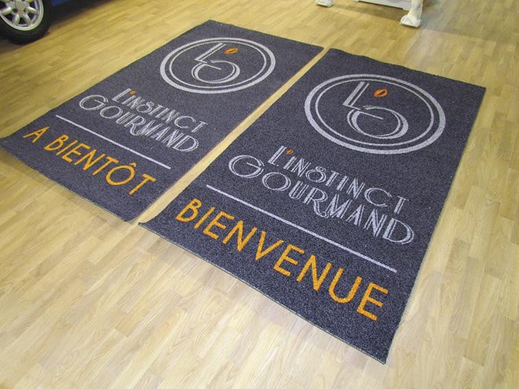 TAPIS PERSONNALISES - LOGOTAGE DE TAPIS D'ACCUEIL by SIGNARAMA MONTPELLIER