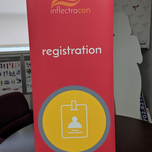 Retractable Table Top Bannersignarama Silver Springinflectra Conference 2019