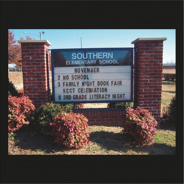 Southern Elementary Marquee