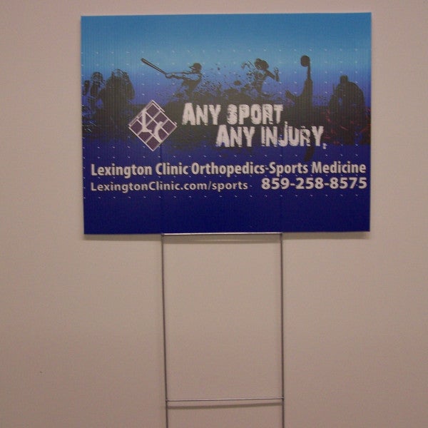 Lexington Clinic Yard Sign
