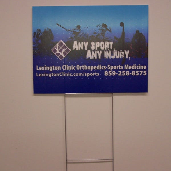Lexington Clinic Yard Sign