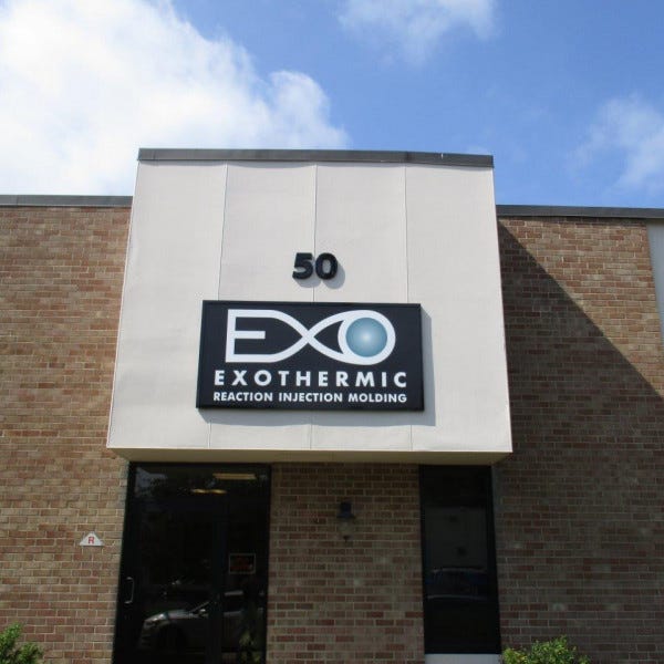 Framed Aluminum Building Sign - EM