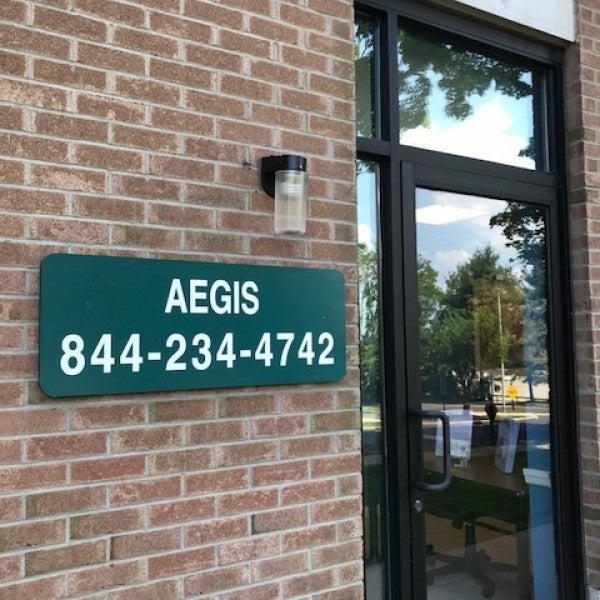 Routed Sign - Aegis