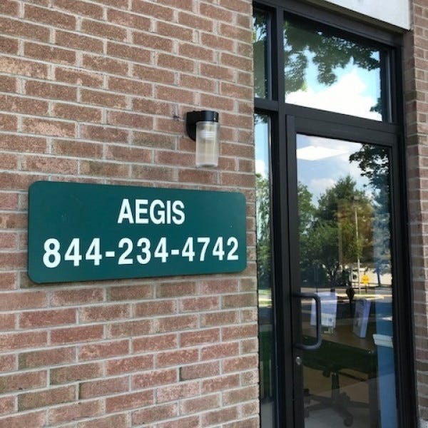 Routed Sign - Aegis