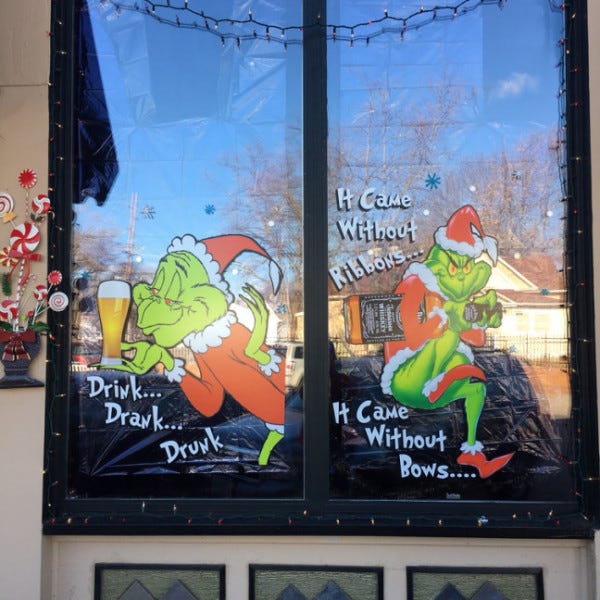 Signarama Liberty Mo Kansas City Fat Boyz Grinch And Bottle