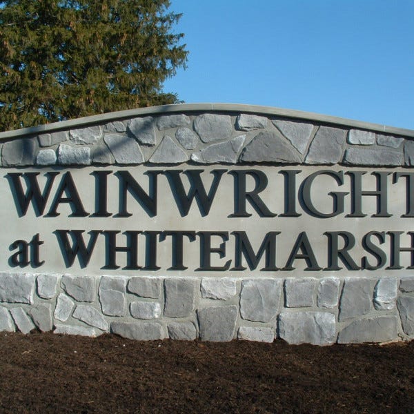 Monument Sign - Wainwright at Whitemarsh