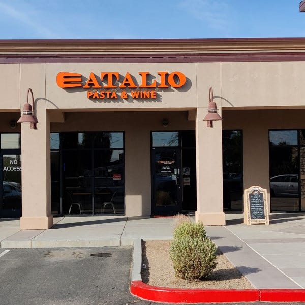 Building Sign-Eatalio Pasta & Wine