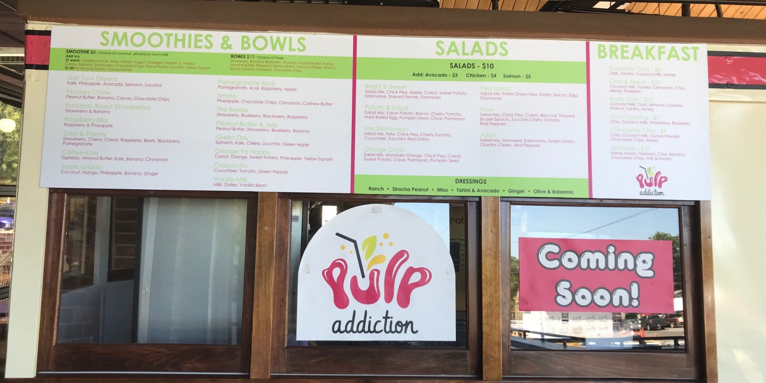 Menu Board Signs