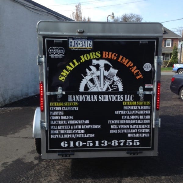 Trailer Graphics - Small Jobs Big Impact