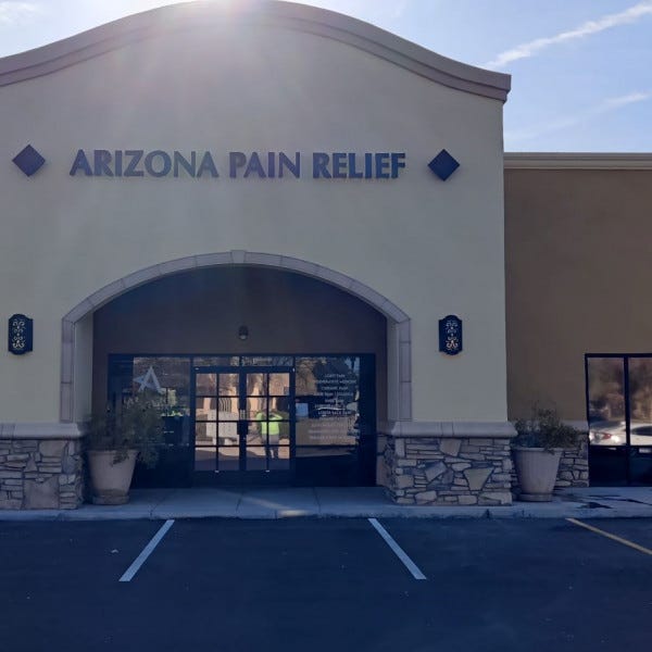 Building Sign-Arizona Pain Relief