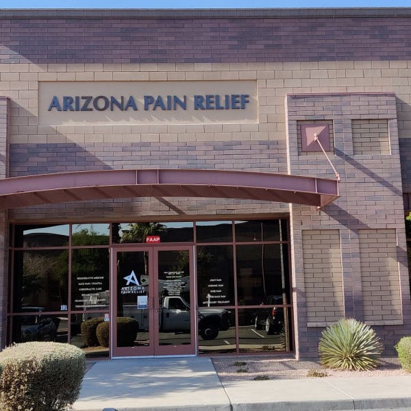 Building Sign-Arizona Pain Relief