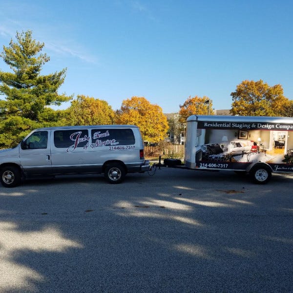 Staging Trailer And Van