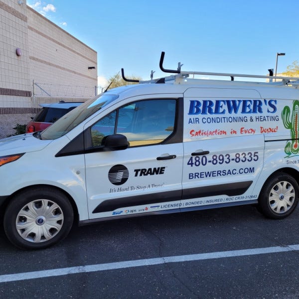 Vehicle Graphics- Brewer\'s Air Conditioning