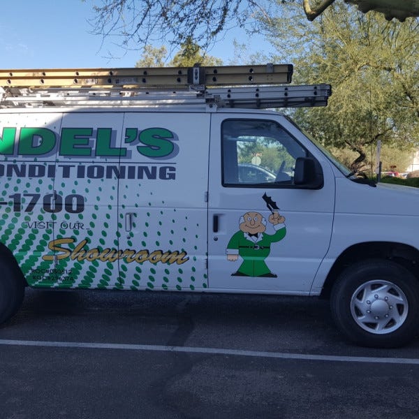Vehicle Graphics- Hendel\'s Air Conditioning