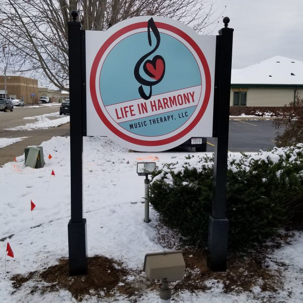 Post And Panel Sign