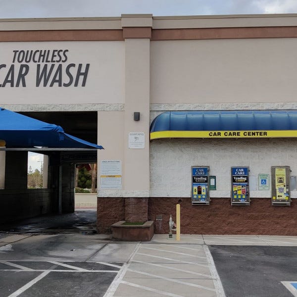Building Sign-Touchless Car Wash