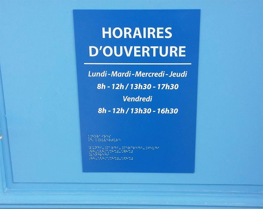 Signalétique d'extérieur