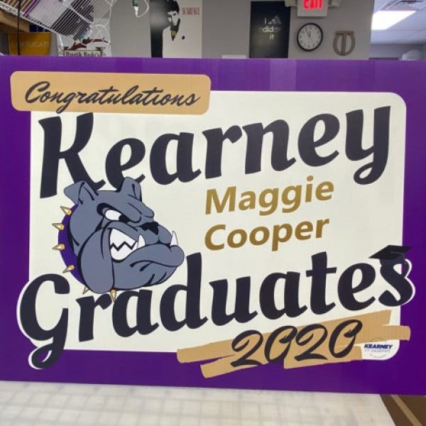 Signarama Liberty Mo Kansas City Khs Yard Sign In The Shop