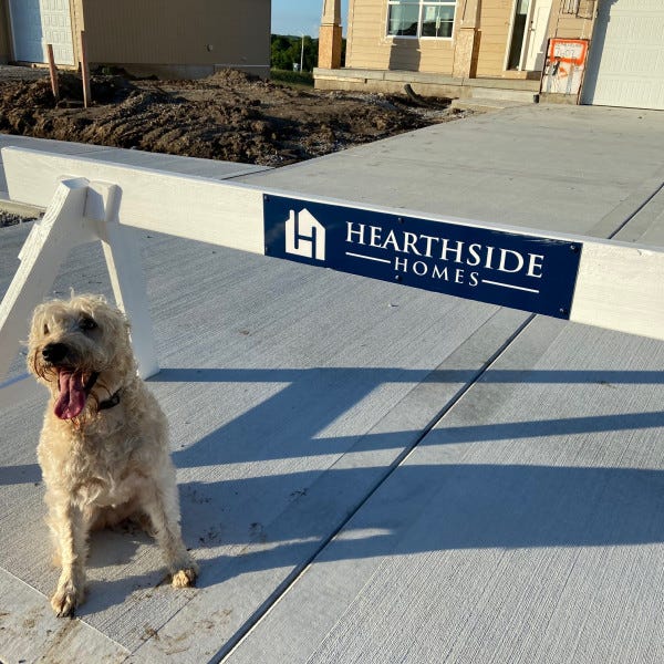 Hearthside Homes Barrier Sign Signarama Liberty