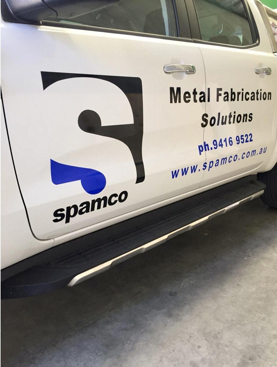 Ute Signage - Spamco - Thornbury