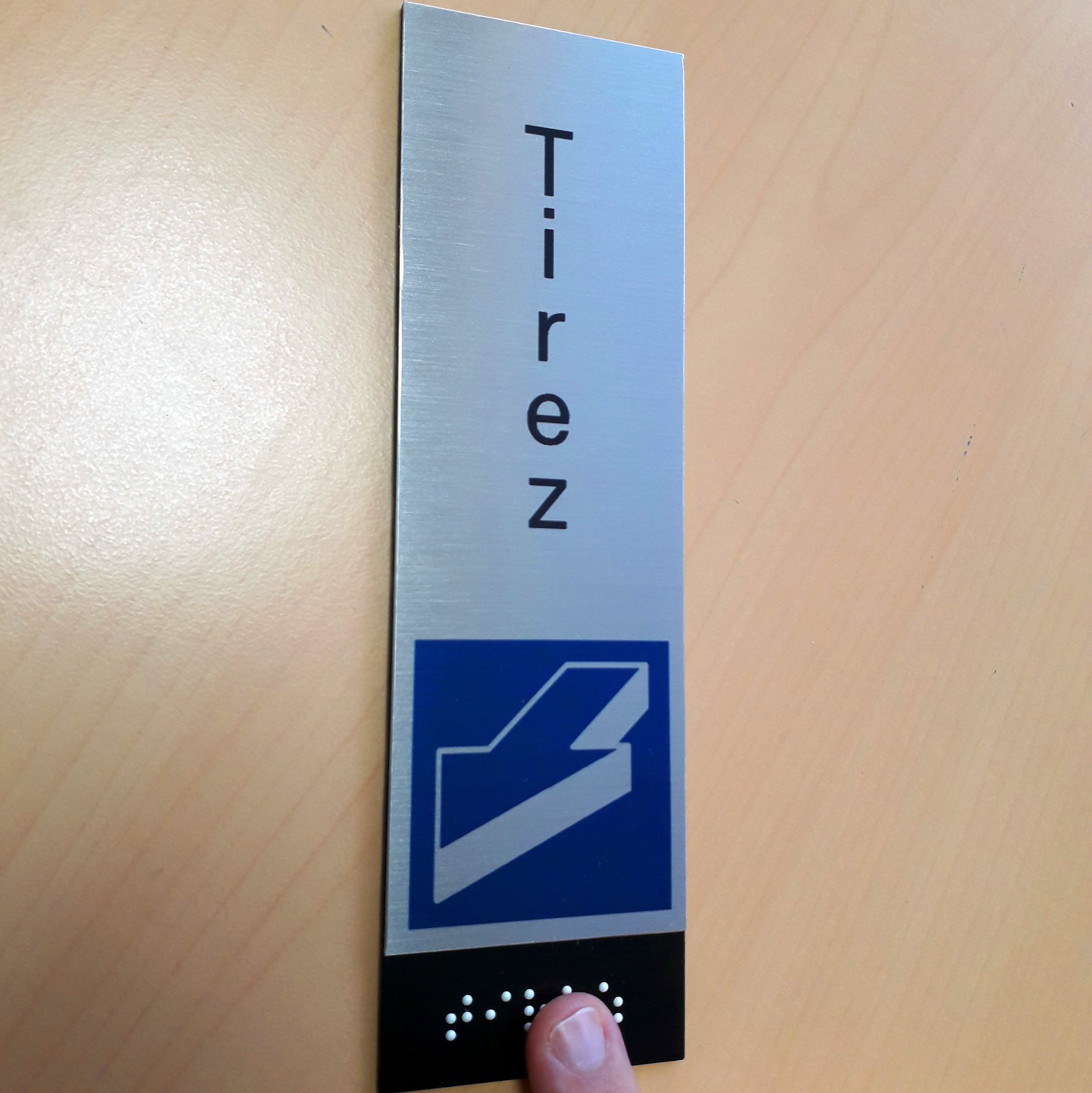 Signalétique braille