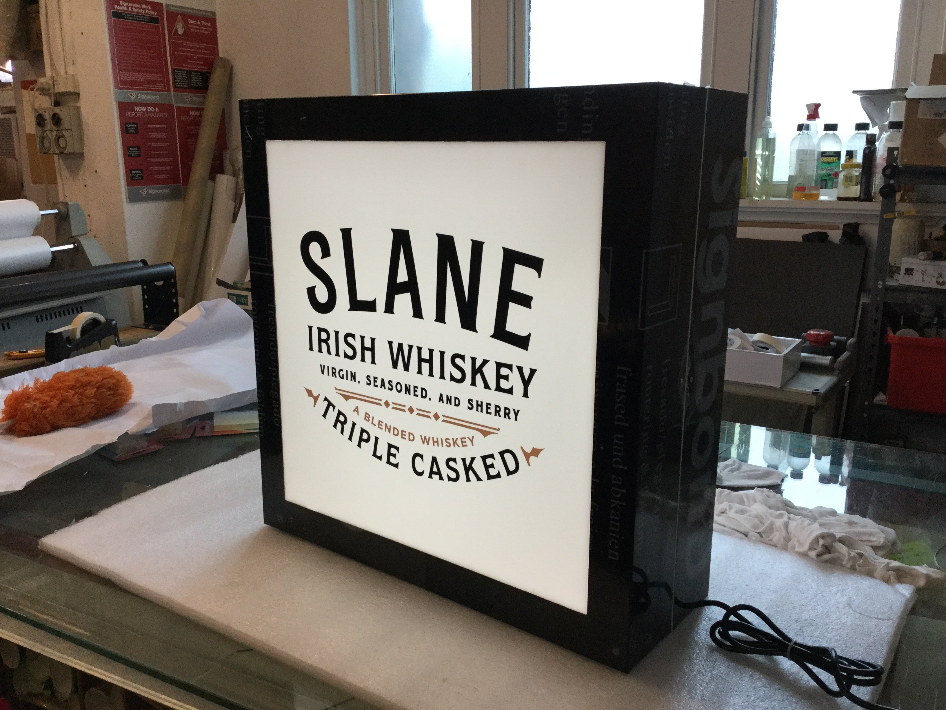 Custom fabricated Lightbox