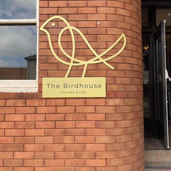 3D Metal Signs and window decals- By Signarama Penrith- For The Birdhouse