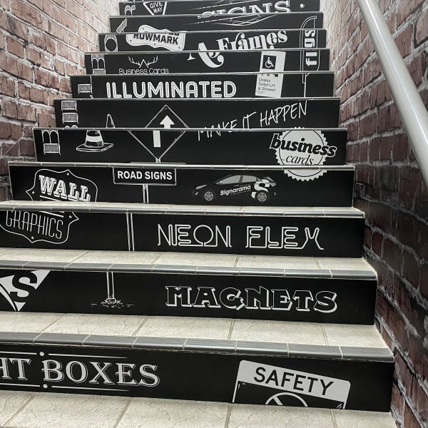 Signarama Stairs