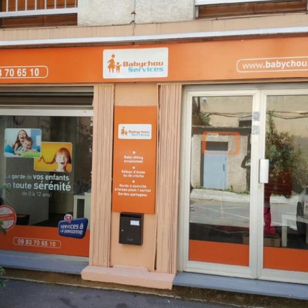 Lettrages + impression sur vinyle pour vitrines et panneaux, BABYCHOU , AIX EN PROVENCE - BOUCHES DU RHONE- AIX EN PROVENCE