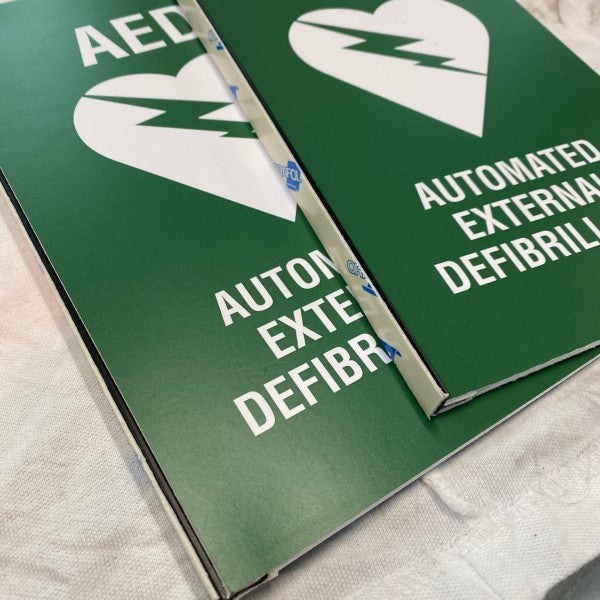 Custom Blade Signs - Safety Signs ACP with digital print to face - Signarama Sydney CBD South