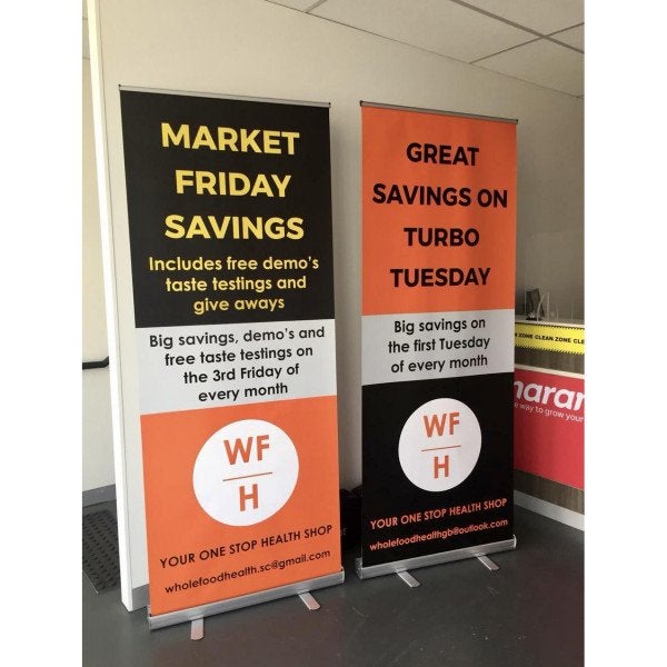 Pull-up Banners - Go Vita Greensborough.