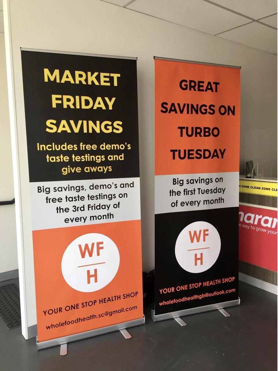 Pull-up Banners - Go Vita Greensborough.