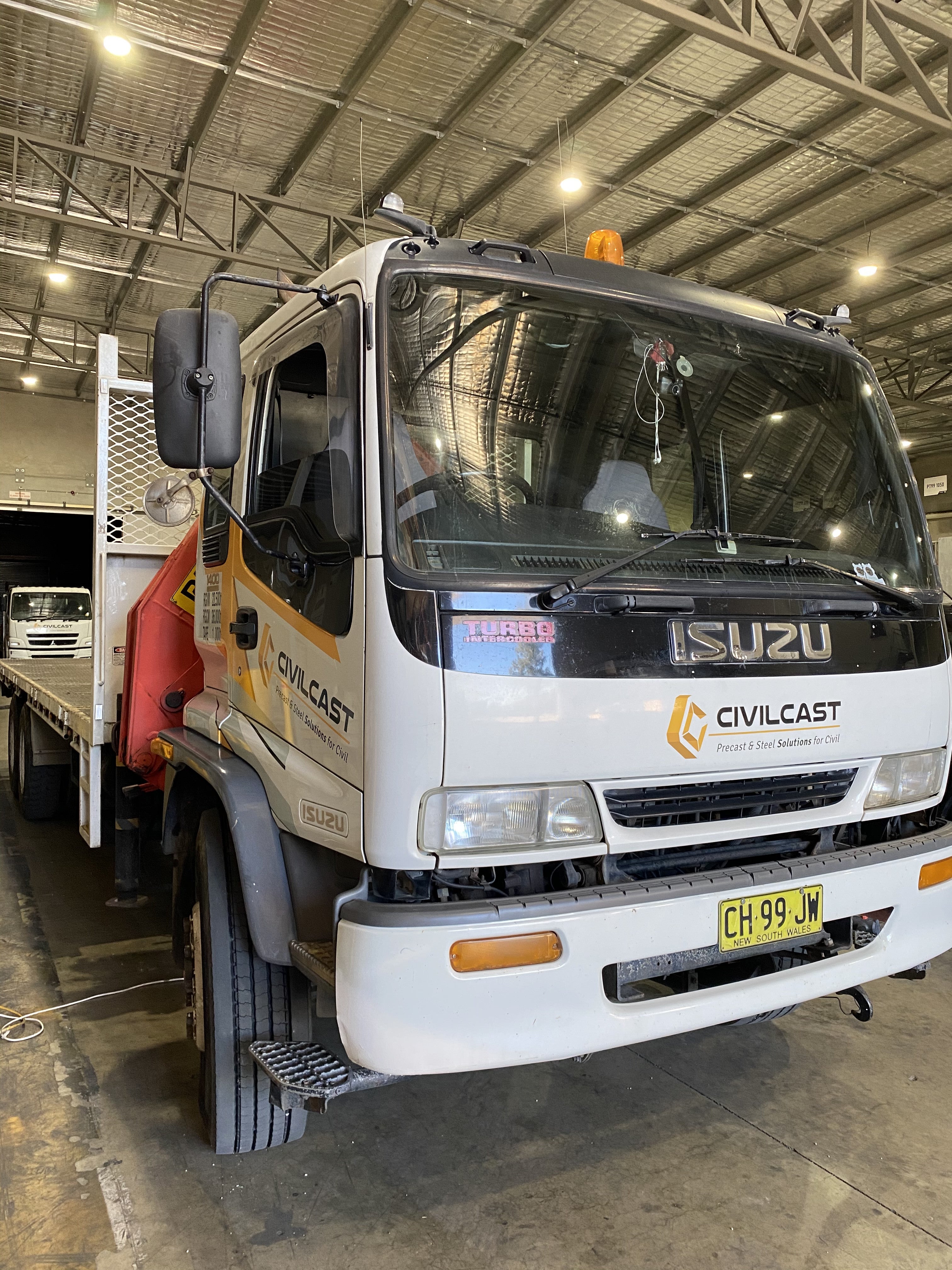Truck part wrap- By Signarama Penrith- For Civil Cast