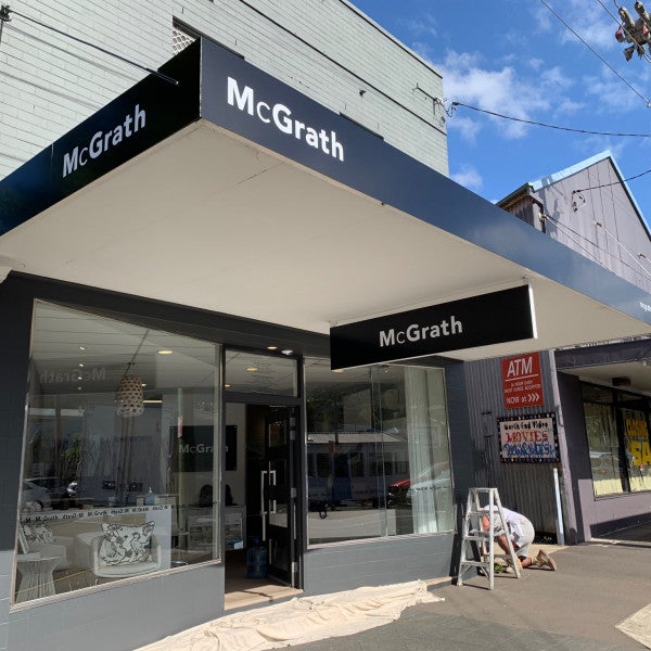 Mcgrath Shop front Signage - Signarama Sydney CBD South