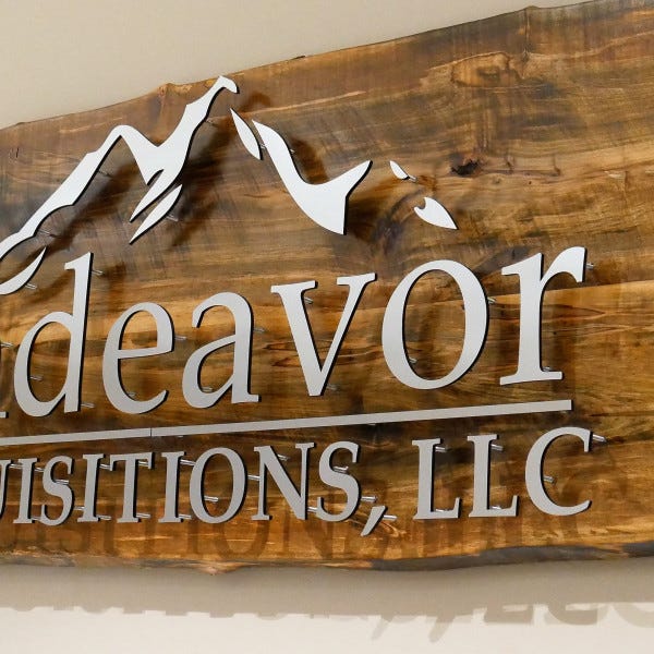 Endeavor Lobby Sign