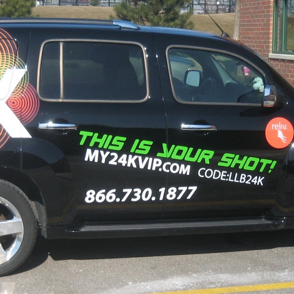 Reliv Vehicle Graphics from 2012 in Kenosha, WI
