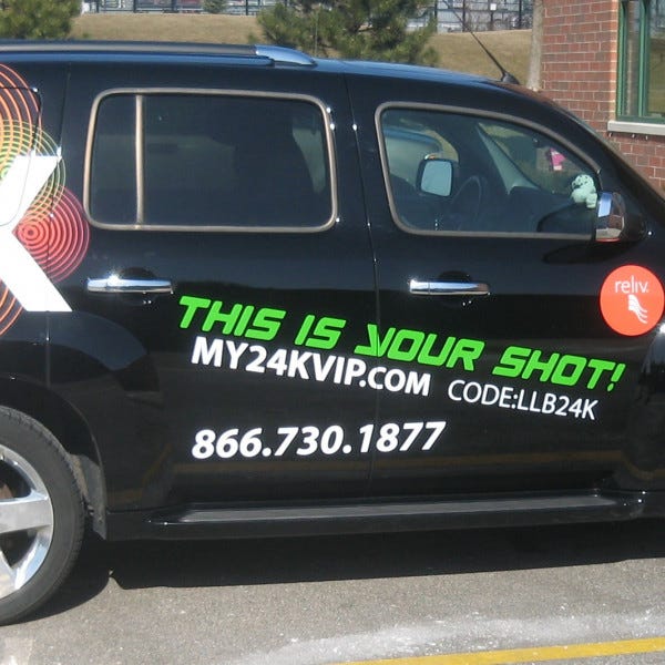 Reliv Vehicle Graphics from 2012 in Kenosha, WI