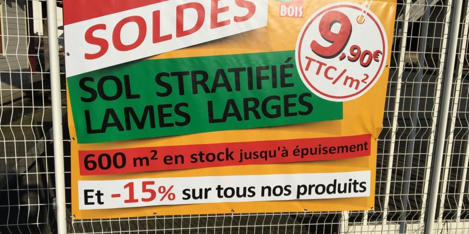 Bâche tendue grand format