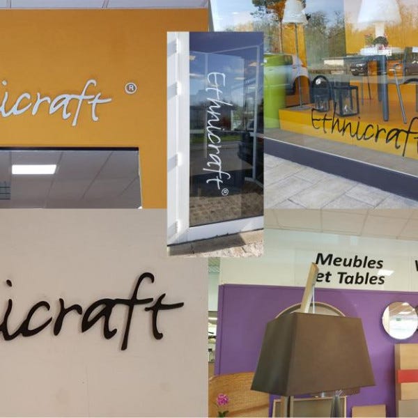Adhésifs, vitrines intérieur, lettrages- HERBLAY