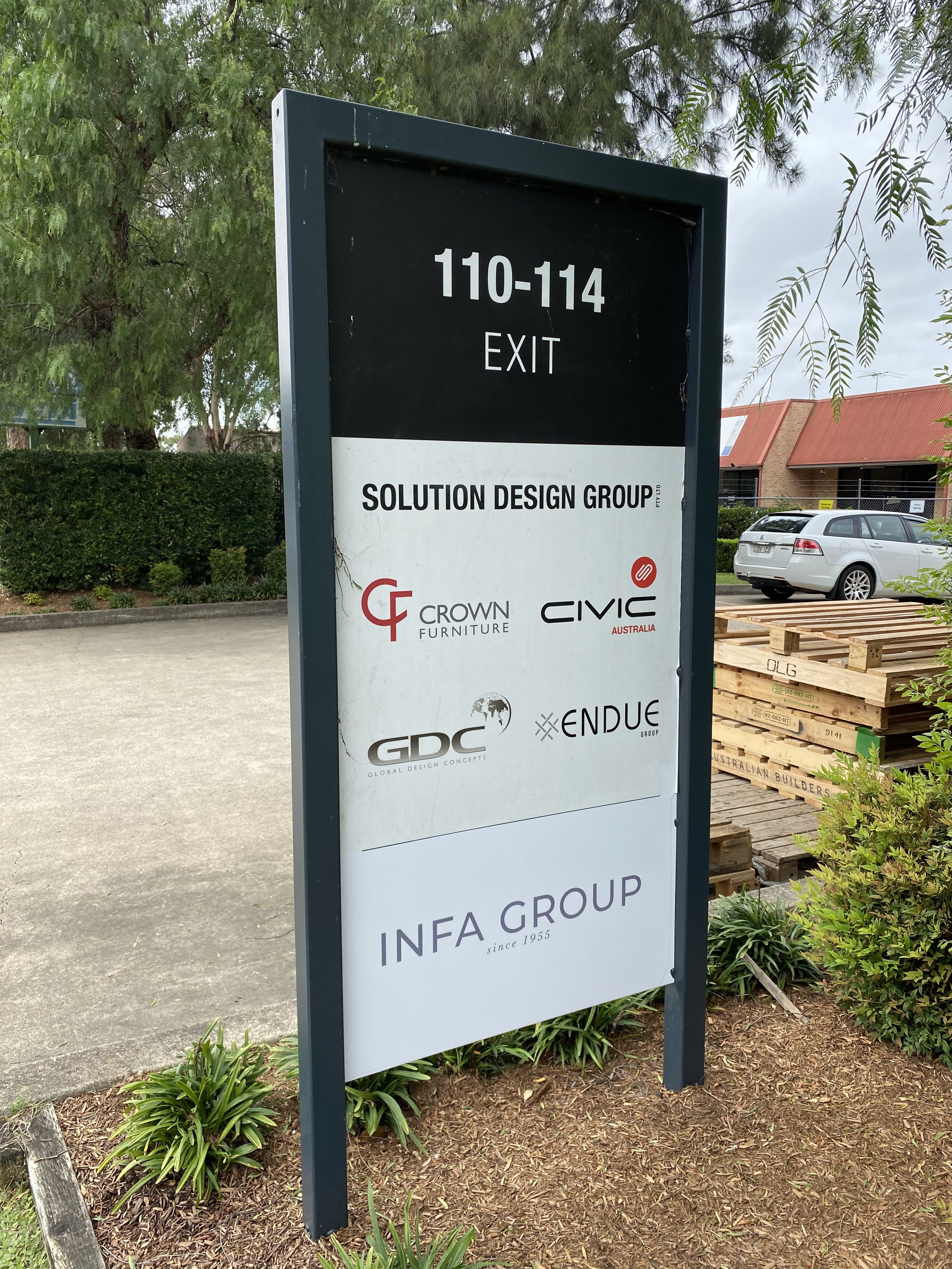 Update Building Signage- For Infa Group- By Signarama Penrith