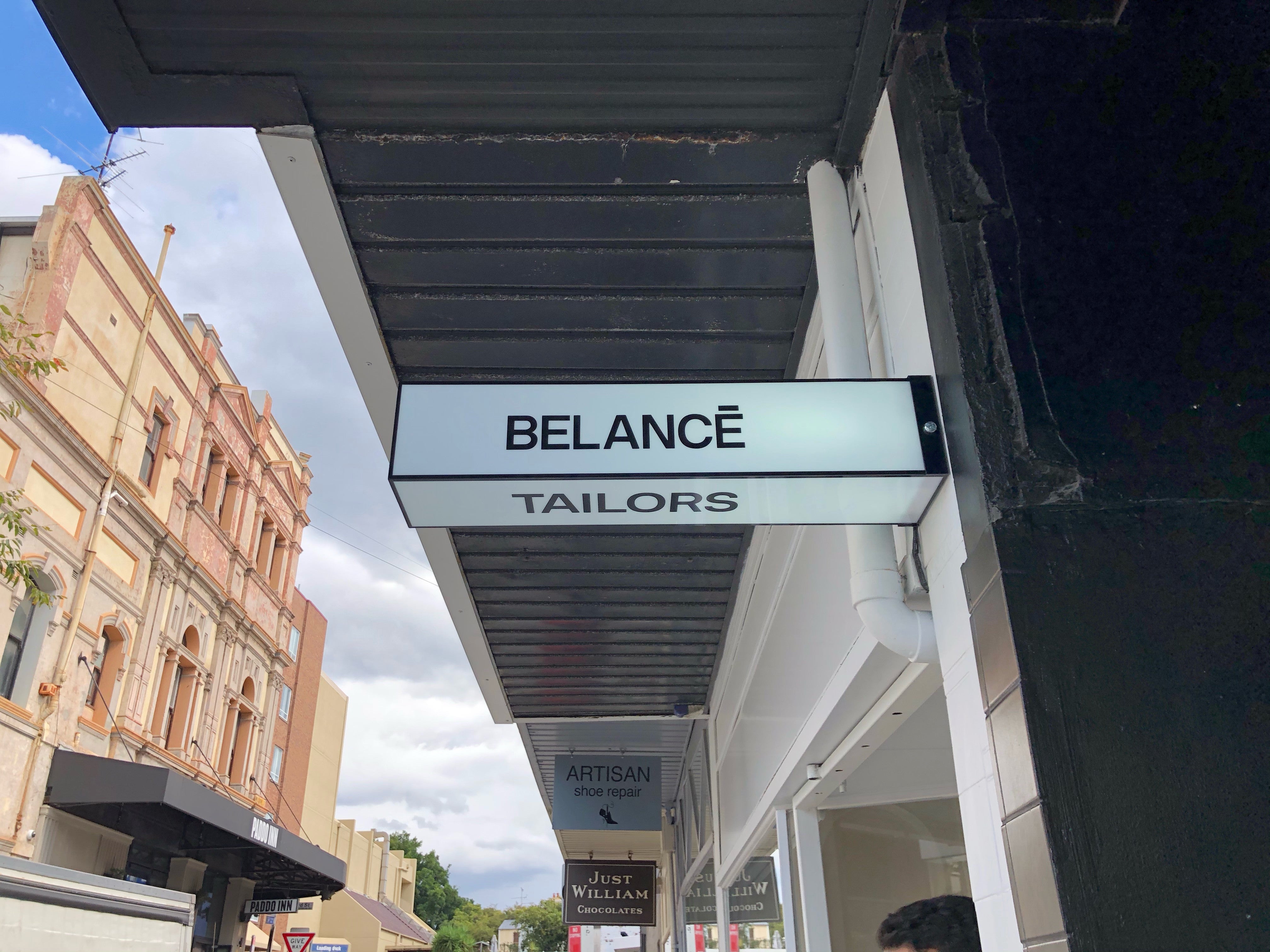 Belance Tailors - Rectangular Mural Lightbox
