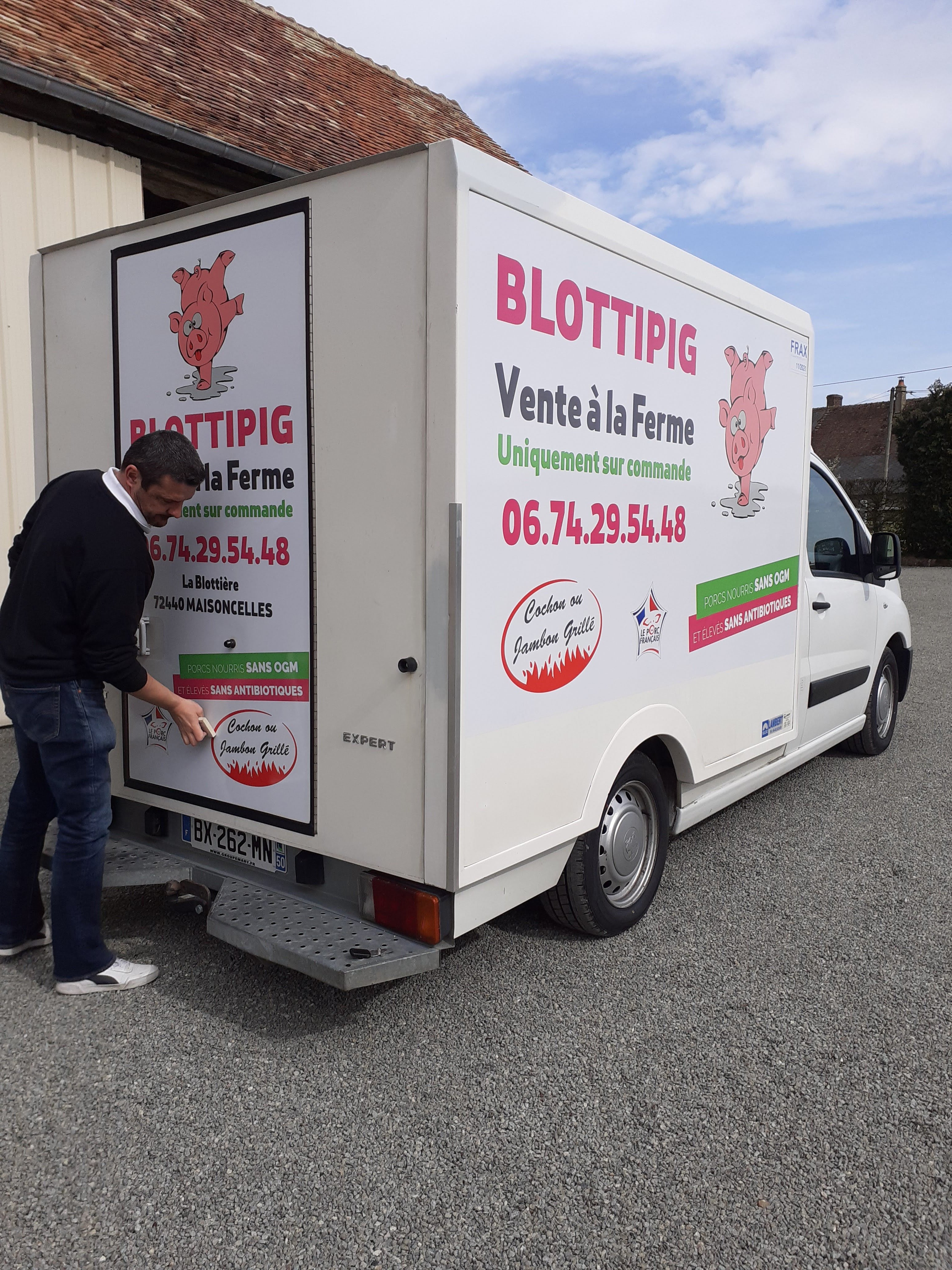 habillage - camion - ferme - Blottipig