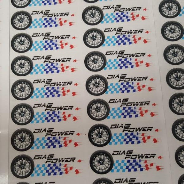 400 étiquettes Stickers adhésive- ST LEU LA FORET