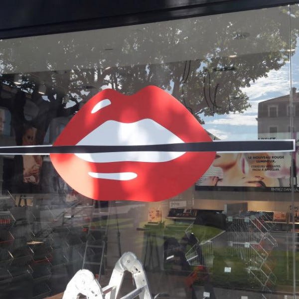 Décoration vitrine